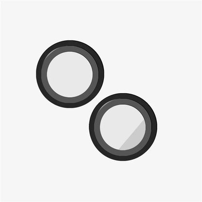NILLKIN 1 Set For iPhone 15 / 15 Plus Camera Lens Protector Aluminum Frame+Tempered Glass Individual Ring Lens Film