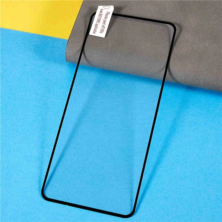 For Xiaomi Poco X6 Screen Protector Silk Printing Shatterproof Tempered Glass Film