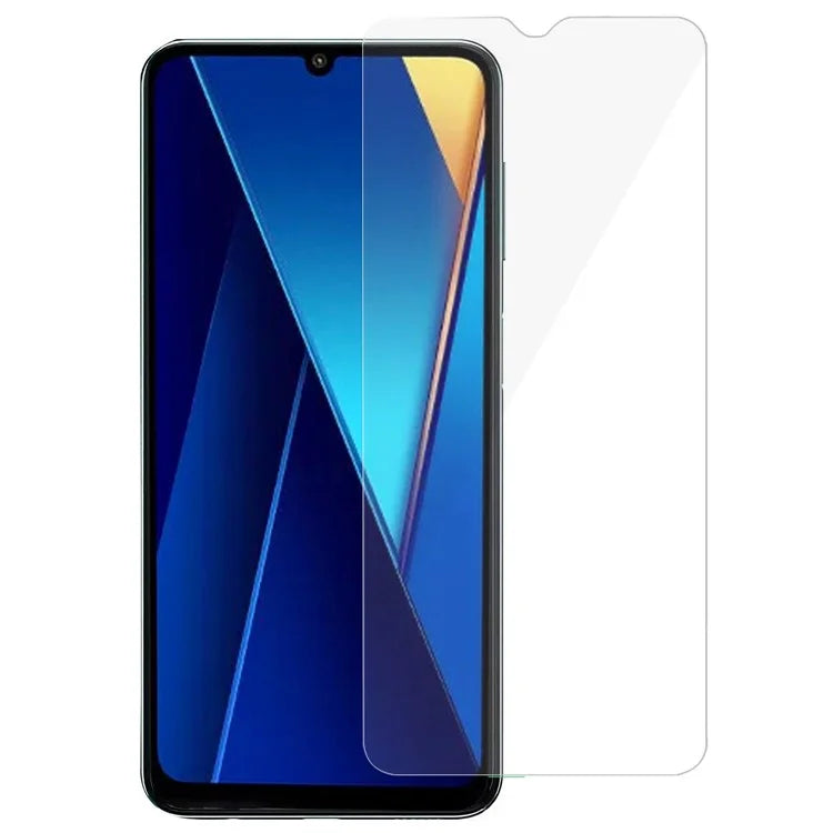 For Xiaomi Poco C65 4G / Redmi 13C Screen Protector 2.5D Arc Edge High Aluminum-silicon Glass Film