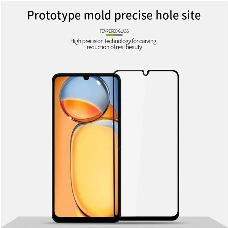 PINWUYO JK Tempered Glass Film Series-2 for Xiaomi Poco C65 4G / Redmi 13C Screen Protector 2.5D Anti-explosion Film
