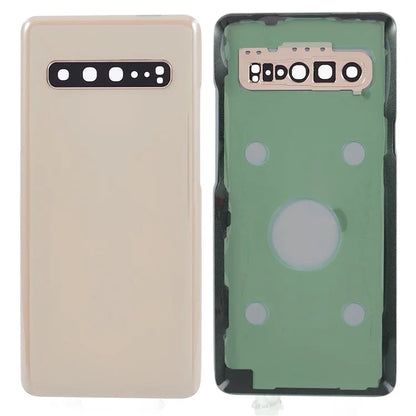 For Samsung Galaxy S10 5G G977 Battery Housing with Adhesive Sticker + Camera Lens Cover