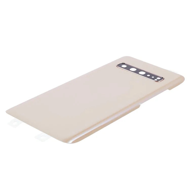 For Samsung Galaxy S10 5G G977 Battery Housing with Adhesive Sticker + Camera Lens Cover
