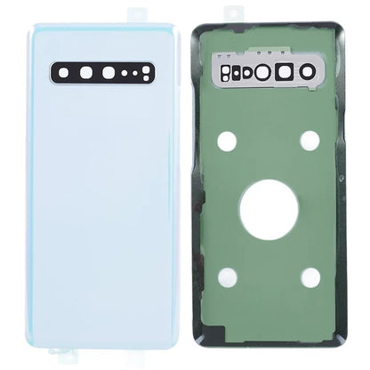 For Samsung Galaxy S10 5G G977 Battery Housing with Adhesive Sticker + Camera Lens Cover