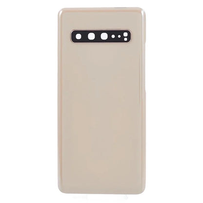 For Samsung Galaxy S10 5G G977 Battery Housing with Adhesive Sticker + Camera Lens Cover (without Logo)
