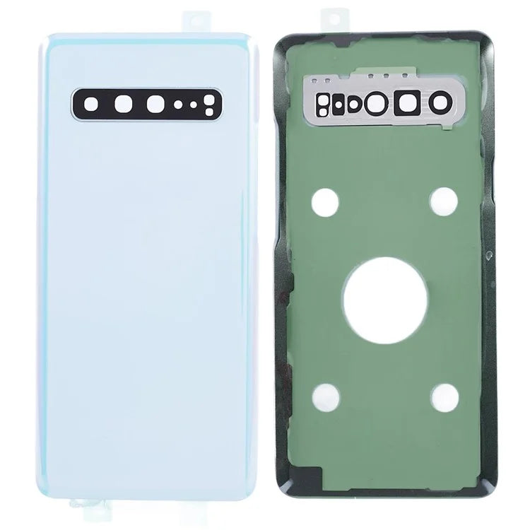 For Samsung Galaxy S10 5G G977 Battery Housing with Adhesive Sticker + Camera Lens Cover (without Logo)