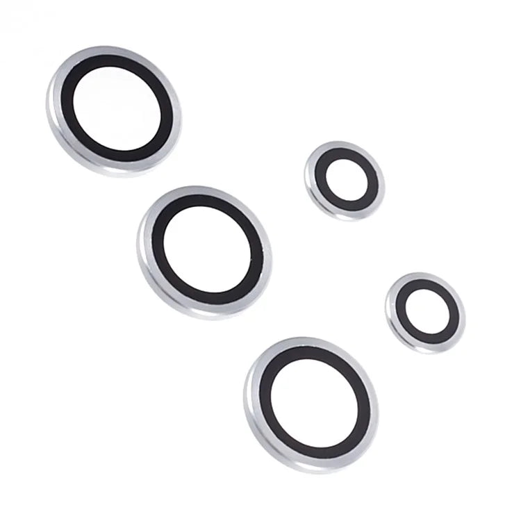 For Samsung Galaxy S24 Ultra Camera Lens Protector Set Electroplating Metal + Tempered Glass Individual Lens Film