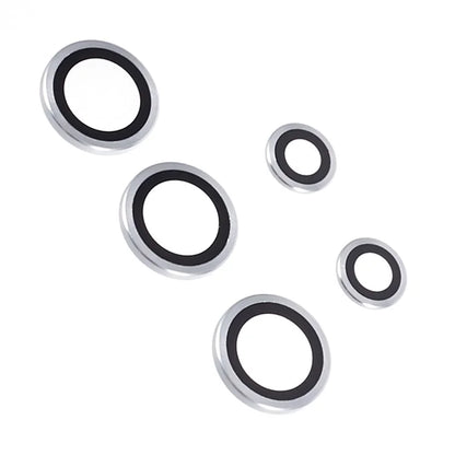 For Samsung Galaxy S24 Ultra Camera Lens Protector Set Electroplating Metal + Tempered Glass Individual Lens Film