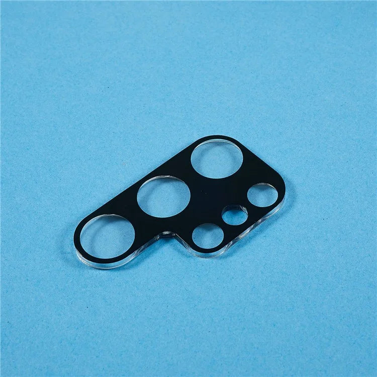 For Samsung Galaxy S24 Ultra Silk Printing Camera Lens Film Tempered Glass Lens Protector with Bottom Plate