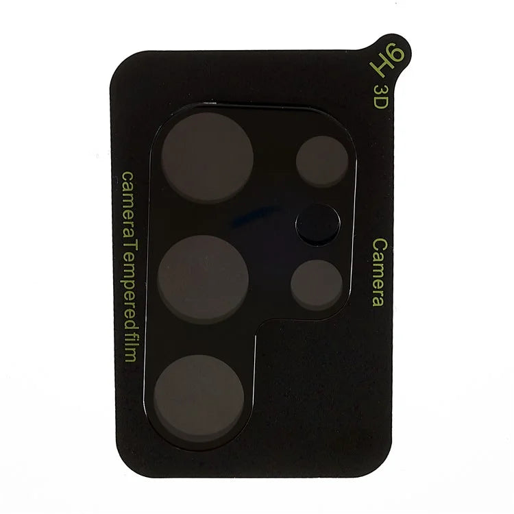 For Samsung Galaxy S24 Ultra Tempered Glass Black Camera Lens Film Silk Printing Lens Protector