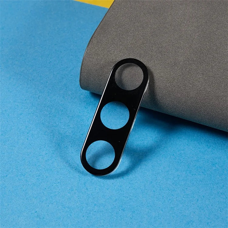 For Samsung Galaxy S24+ Silk Printing Camera Lens Protector Tempered Glass Lens Film with Bottom Plate