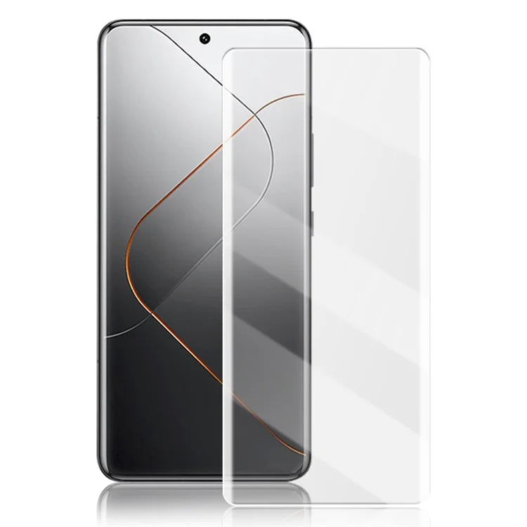 AMORUS For Xiaomi 14 Pro UV Liquid Screen Protector 3D Curved Scratch-Resistant Tempered Glass Film