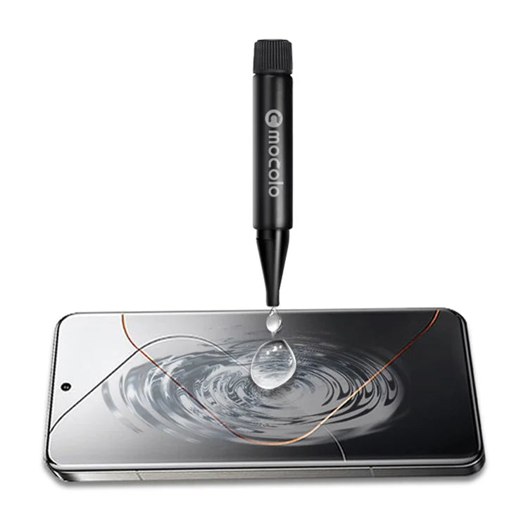 AMORUS For Xiaomi 14 Pro UV Liquid Screen Protector 3D Curved Scratch-Resistant Tempered Glass Film