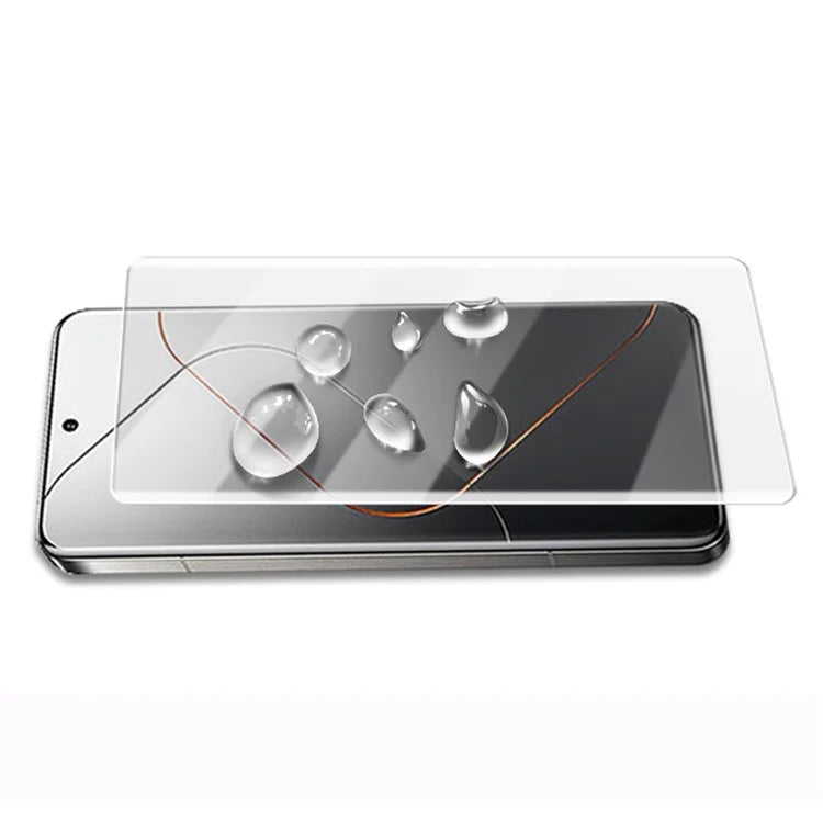 AMORUS For Xiaomi 14 Pro UV Liquid Screen Protector 3D Curved Scratch-Resistant Tempered Glass Film