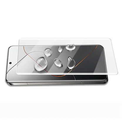 AMORUS For Xiaomi 14 Pro UV Liquid Screen Protector 3D Curved Scratch-Resistant Tempered Glass Film