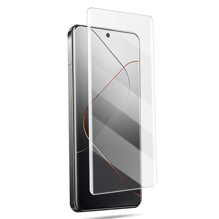AMORUS For Xiaomi 14 Pro UV Liquid Screen Protector 3D Curved Scratch-Resistant Tempered Glass Film