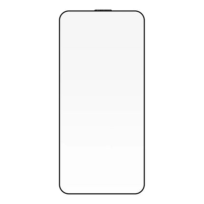 RURIHAI For iPhone 15 Pro Screen Protector 3D Full Cover High Aluminium-silicon Glass Screen Film with Anti-Dust Net