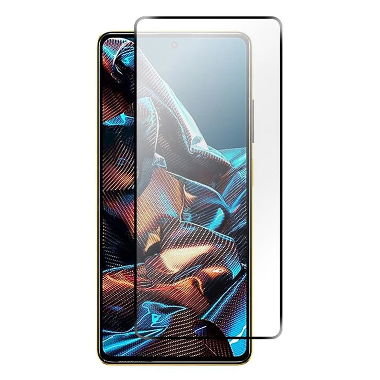 RURIHAI 10Pcs For Xiaomi Poco X6 Full Screen Protector 2.5D 0.26mm High Aluminum-silicon Glass Film