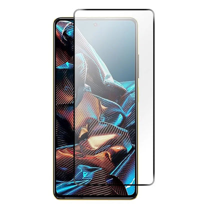 RURIHAI 10Pcs For Xiaomi Poco X6 Full Screen Protector 2.5D 0.26mm High Aluminum-silicon Glass Film