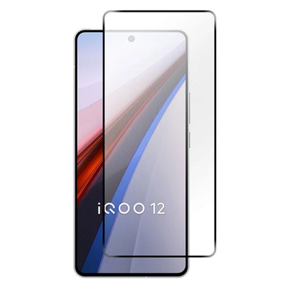RURIHAI 10Pcs For vivo iQOO 12 5G 2.5D 0.26mm Screen Protector Explosion-proof HD Clear Film