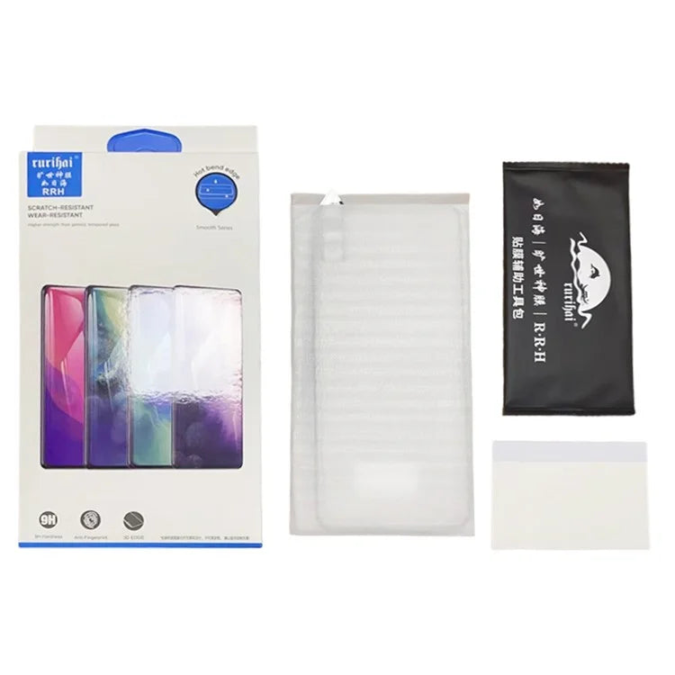 RURIHAI For Xiaomi 14 Pro High Aluminium-silicon Glass Screen Protector 3D Curved Full Covering Tempered Glass Film