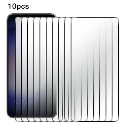 RURIHAI 10Pcs For Samsung Galaxy S24+ AGC Glass Full Glue Full Screen Protector (Fingerprint Unlock Support)