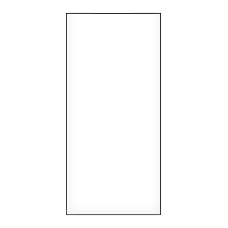 RURIHAI For Samsung Galaxy S24 Ultra AGC Glass Screen Protector 3D Curved Tempered Glass Film (Fingerprint Unlock Support)