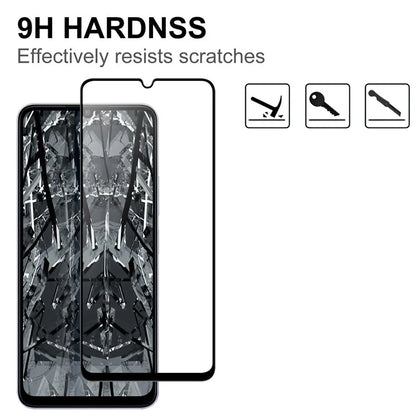 For Xiaomi Redmi 13C 4G / Poco C65 4G Screen Protector Black Edge Full Glue AGC Glass Screen Covering Film