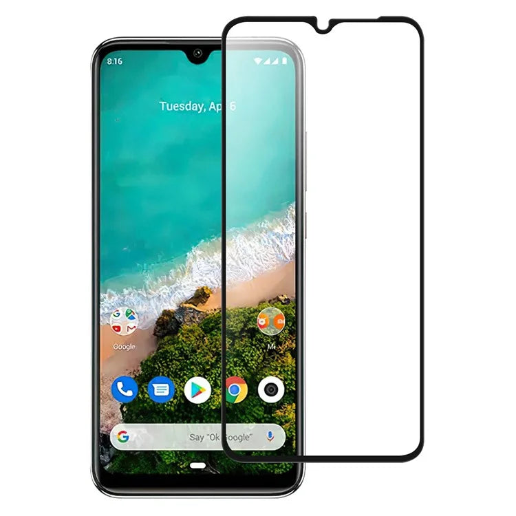 For Xiaomi Redmi A3+ / A3 Clear Screen Protector Black Edge Full Glue AGC Glass Screen Covering Film
