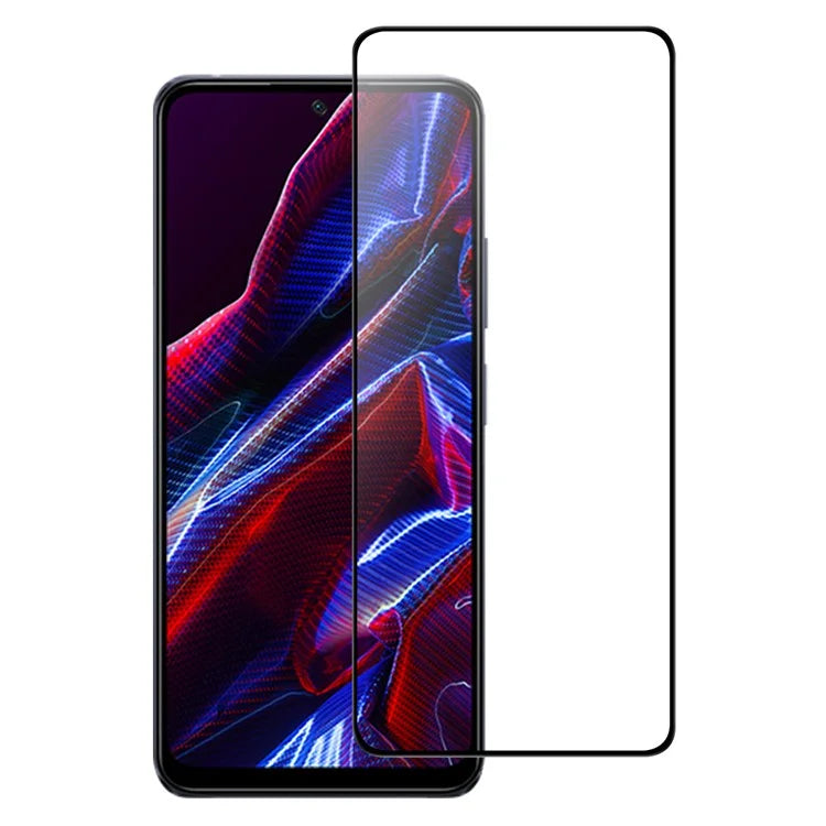 For Xiaomi Poco X6 AGC Glass Screen Film Clear Black Edge Full Glue Cell Phone Screen Protector