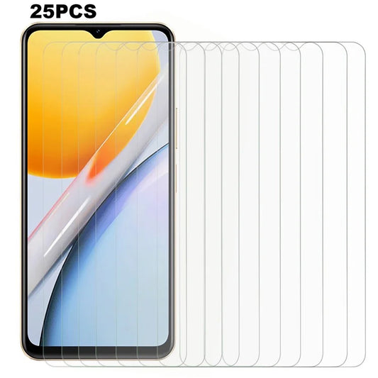 25Pcs for vivo Y36i 5G Anti-scratch Screen Protector HD Clear Tempered Glass Film