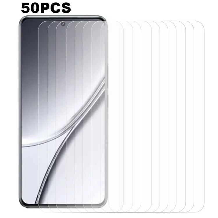 50Pcs for Realme GT5 Pro 5G Tempered Glass Ultra Clear Phone Screen Protector