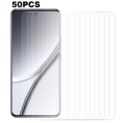 50Pcs for Realme GT5 Pro 5G Tempered Glass Ultra Clear Phone Screen Protector
