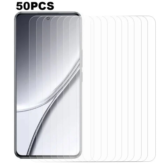 50Pcs for Realme GT5 Pro 5G Tempered Glass Ultra Clear Phone Screen Protector