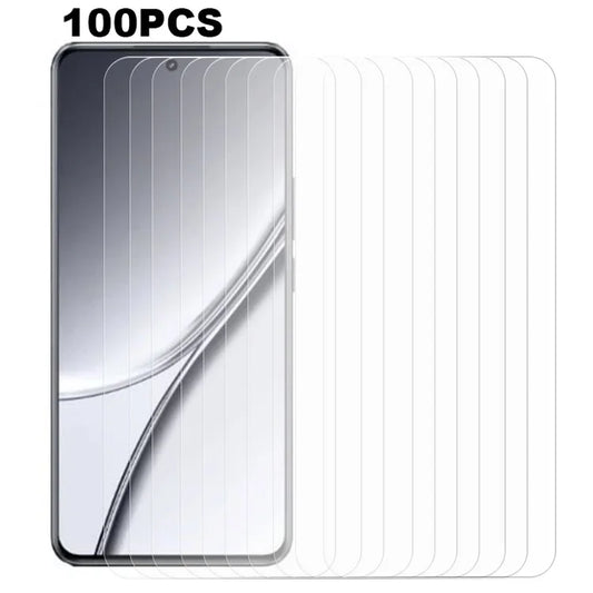 100Pcs for Realme GT5 Pro 5G Screen Protector Ultra Clear Tempered Glass Screen Film