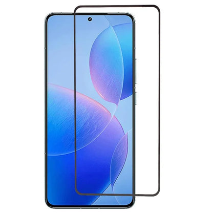 For Xiaomi Redmi K70 5G / K70 Pro 5G Electroplating Coating Film Silk Printing Black Edge Screen Protector