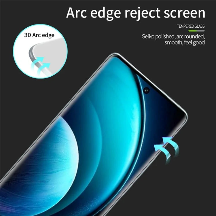 PINWUYO For vivo X100 5G / X100 Pro 5G Tempered Glass Screen Protector 3D Hot Bending HD Clear Film