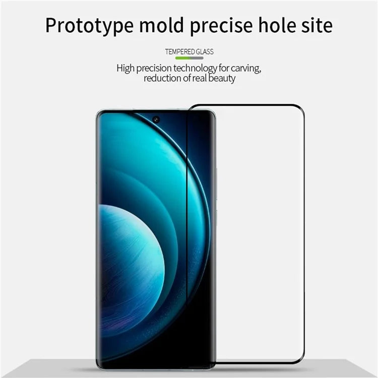 PINWUYO For vivo X100 5G / X100 Pro 5G Tempered Glass Screen Protector 3D Hot Bending HD Clear Film