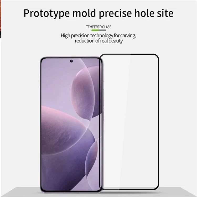 MOFI For Xiaomi Redmi K70 5G / K70 Pro 5G JK Tempered Glass Film Series-1 Full Cover Full Glue Screen Protector