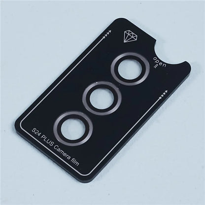 For Samsung Galaxy S24+ 1 Set Camera Lens Protector Metal + Tempered Glass Film