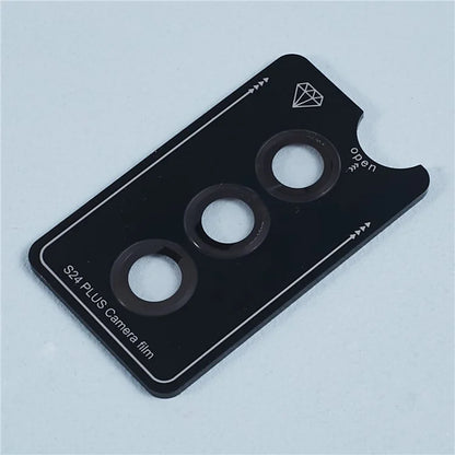 For Samsung Galaxy S24+ 1 Set Camera Lens Protector Metal + Tempered Glass Film