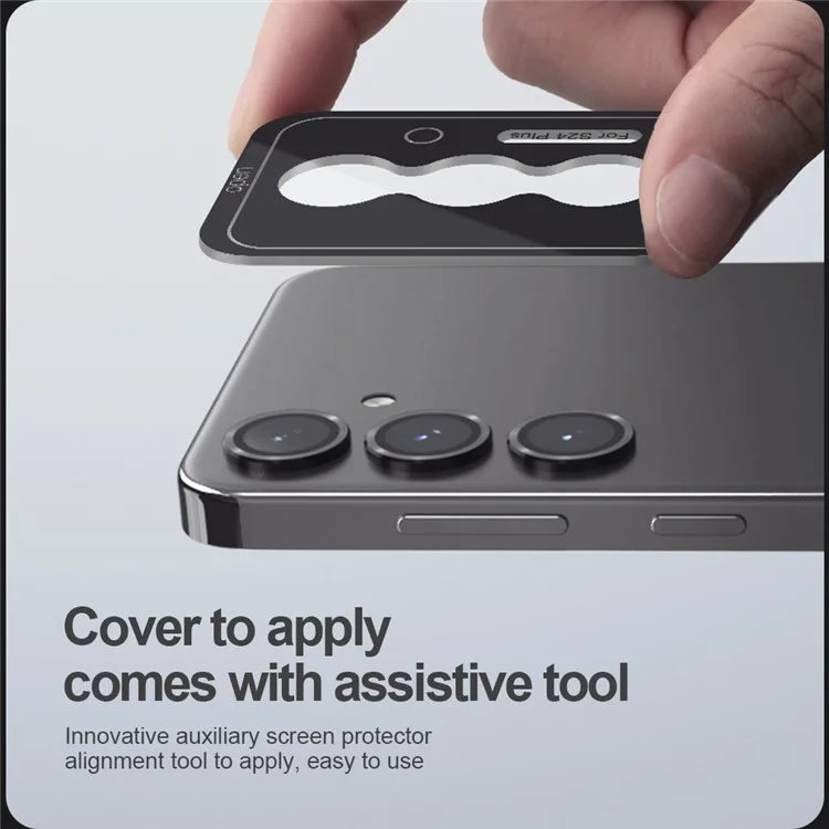 NILLKIN 1 Set For Samsung Galaxy S24 Camera Lens Protector Aluminum+Tempered Glass Lens Film