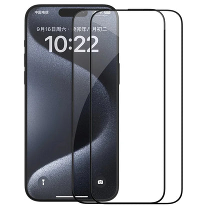 NILLKIN 2Pcs for iPhone 15 Pro EZ SET Series AGC Glass Ultra Clear Screen Protector