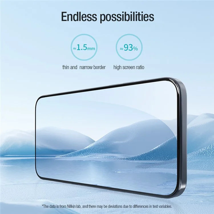 NILLKIN 2Pcs for iPhone 15 Pro EZ SET Series AGC Glass Ultra Clear Screen Protector