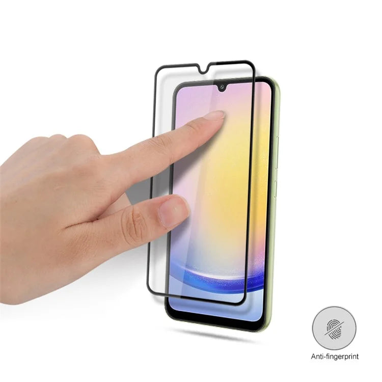 MOCOLO For Samsung Galaxy A25 5G (Global) (161.0 x 76.5 x 8.3mm) Full Screen Protector HD Clear Silk Printing Tempered Glass Film