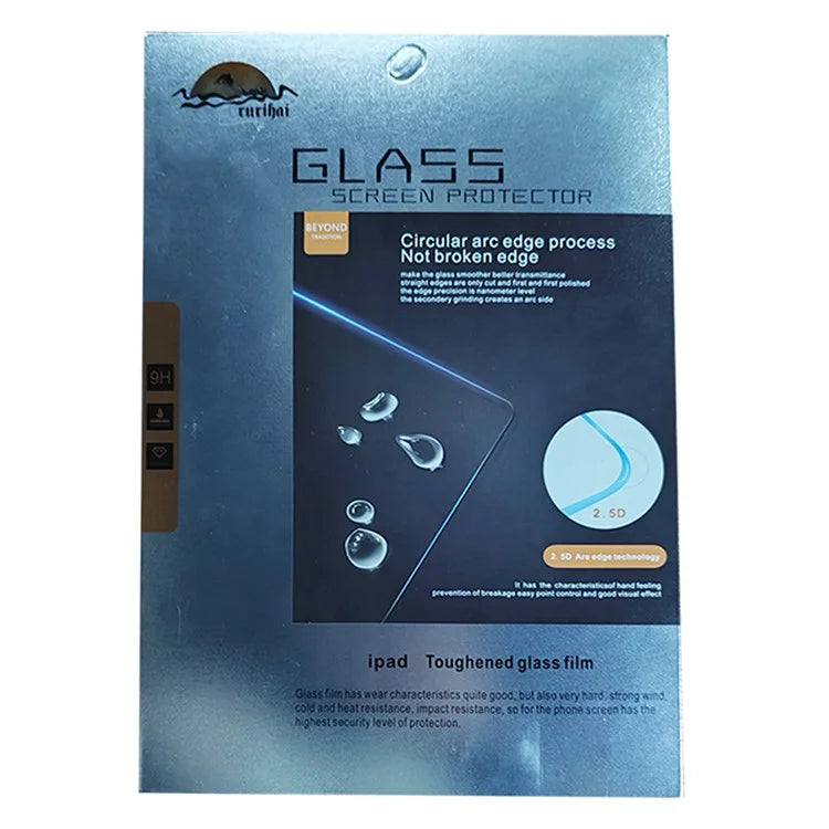 RURIHAI For Sony PlayStation 5 Screen Protector Clear High Aluminium-silicon Glass Film
