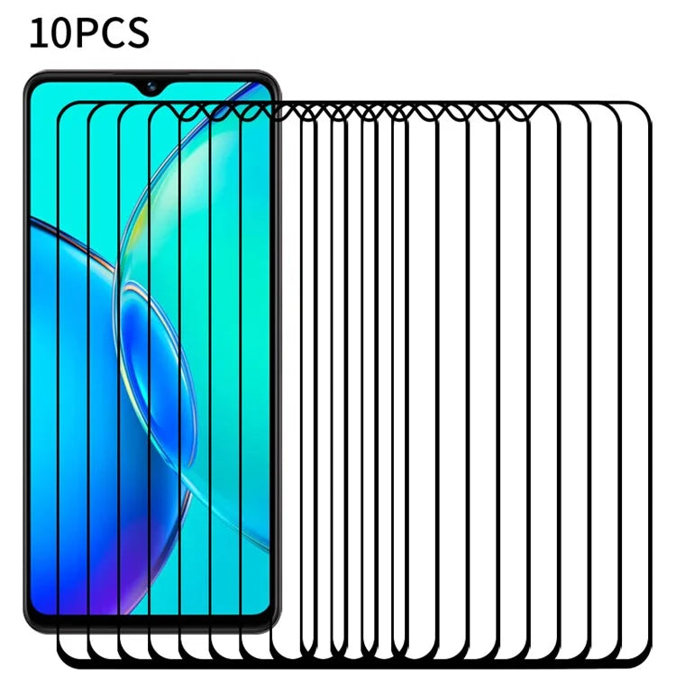 RURIHAI 10Pcs For vivo Y27 4G / Y27 5G 0.26mm Screen Protector AB Glue 2.5D Ultra Clear Film