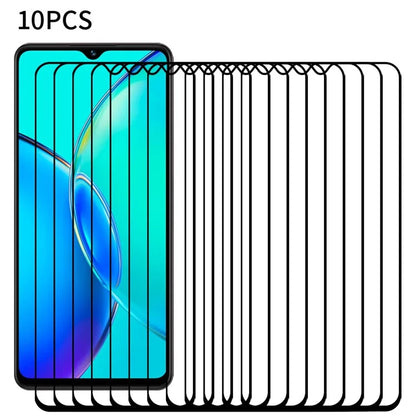 RURIHAI 10Pcs For vivo Y27 4G / Y27 5G 0.26mm Screen Protector AB Glue 2.5D Ultra Clear Film