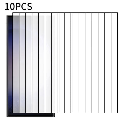 RURIHAI 10Pcs For Samsung Galaxy S24 Ultra Screen Protector 2.5D Fingerprint Unlock Support Film