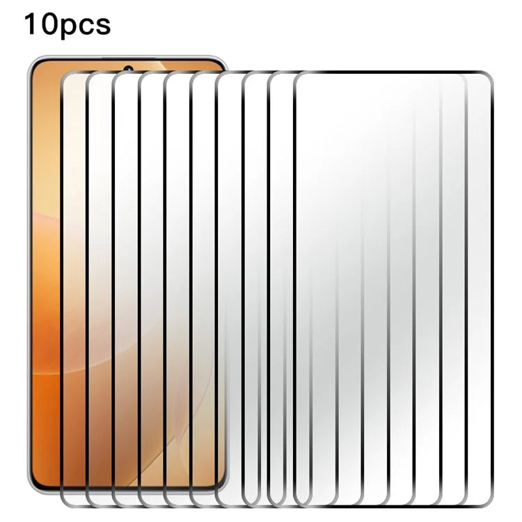RURIHAI 10Pcs For Xiaomi Redmi K70E 5G / Poco X6 Pro 5G AB Glue Film High Aluminum-silicon Glass Full Screen Protector