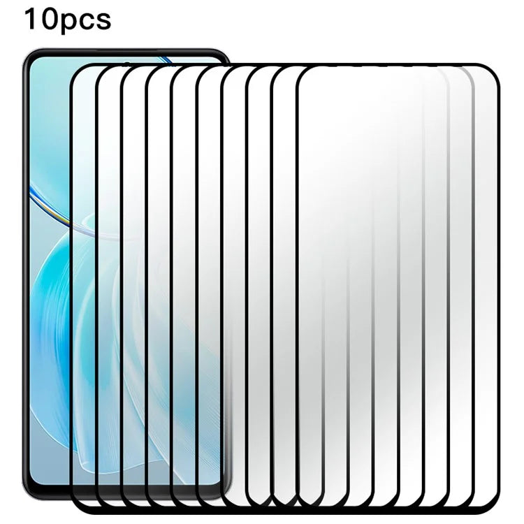 RURIHAI 10Pcs For vivo Y100i 5G 2.5D Full Screen Protector Full Glue Anti-explosion Film